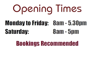 Opening Times at Colemans Garage